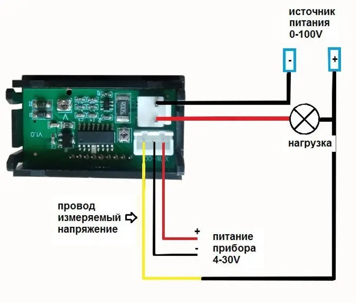 Цифровой вольтметр купить — цена в Москве и СПб