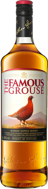 Виски The Famous Grouse 1 л 40% (5010314101015) – фото, отзывы ...