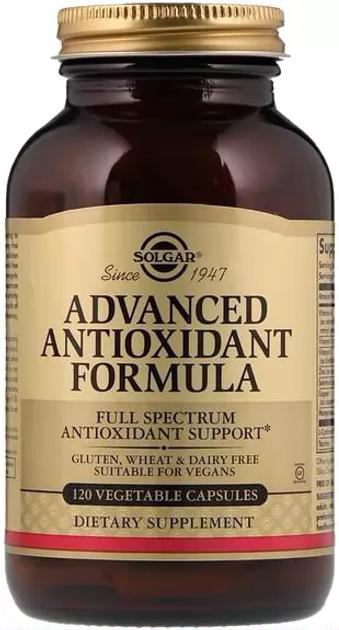 Дієтична добавка Solgar Advanced Antioxidant 120 капсул (0033984010352) - зображення 1
