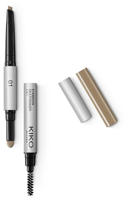 Kredka do brwi Kiko Milano Eyebrow Multitasker 3in1 01 Light Blonds 0.4 g (8025272929318) - obraz 1