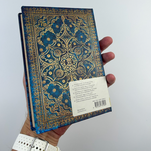 Блокнот Paperblanks Эквинокс Классический Лазурный средний 13х18 см в линию (9781439735589) - Фото 6 Блокнот Paperblanks Эквинокс Классический Лазурный средний 13х18 см в линию (9781439735589) - изображение 6