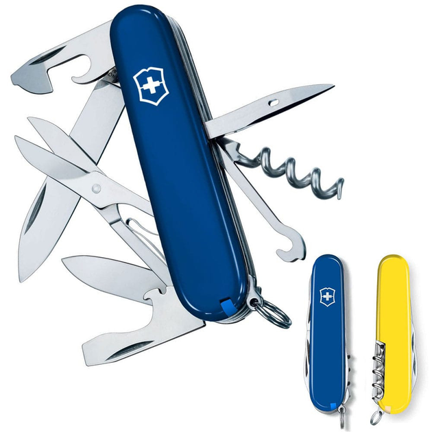 Нож Victorinox Climber Ukraine 1.3703.2.8 - изображение 1