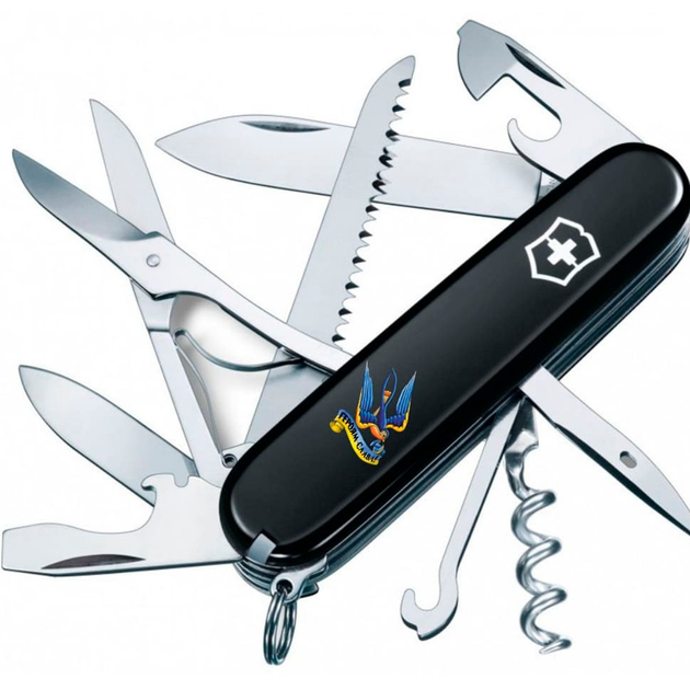 Складной нож Victorinox Huntsman Ukraine 1.3713.3_T1220u - изображение 1