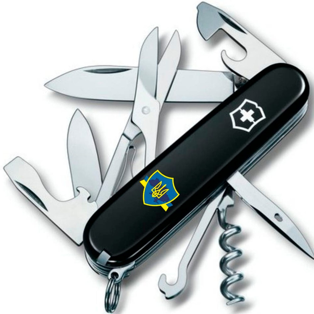 Складной нож Victorinox Climber Ukraine 1.3703.3_T1070u - изображение 1