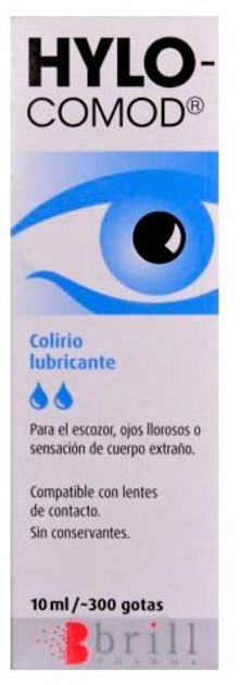 Krople dla oczu Brill Pharma Hylo Comod Eye Care Lubricant Of 10 ml (8470001658913) - obraz 1