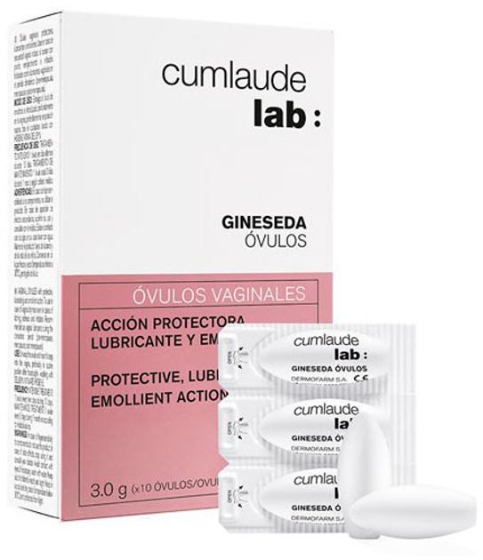 Produkty lecznicze Cumlaude Gineseda 10 Vaginal Ovules (8428749884200) - obraz 1