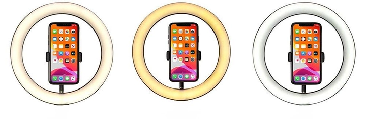 Лампа кільцева LED 30 см від USB або мережі 220 TaigeXin - изображение 5