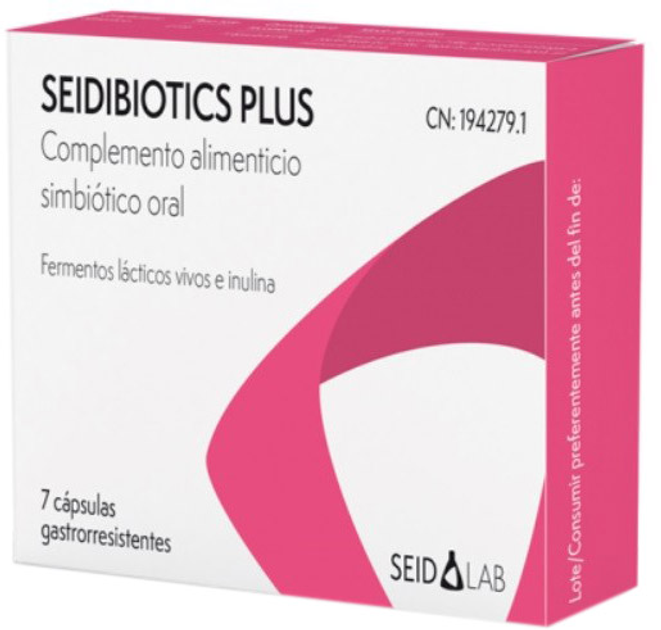 Kapsułki dla jelitowego Seid Lab Seidibiotics Plus 7 Capsules (8470001942791) - obraz 1