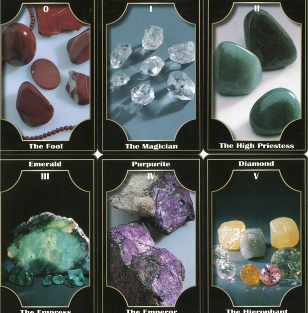 Karty do gry AGM-Urania Tarot Gemstones and Crystals G 1 talia x 78 kart (9783905017946) - obraz 2