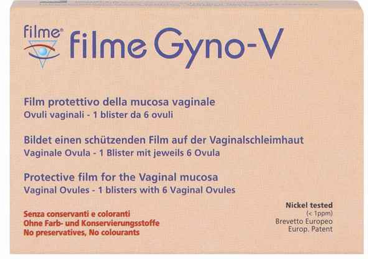 Капсули Vea Filme Gyno Vaginal Ovules 6 шт (8033837330158) - зображення 1