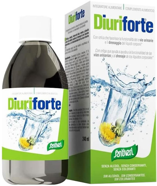 Suplement diety Santiveri Diuriforte Syrop 240 ml (8412170035058) - obraz 1