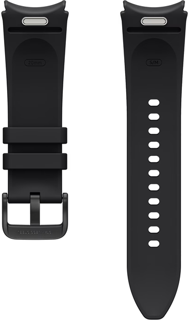 Pasek Samsung Hybrid Eco-Leather Band (S/M) dla Galaxy Watch 4/4 Classic/5/5 Pro/6/6 Classic Black (ET-SHR95SBEGEU) - obraz 2