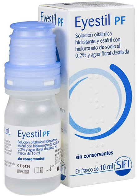 Krople do oczu Farmacia Loreto Gallo UK Eyestil Pf Solucioin Oftalmica Hidratante 10 ml (8027864060119) - obraz 1