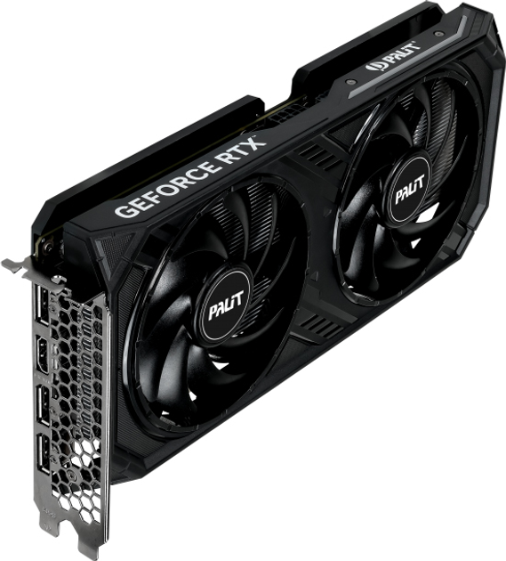 Видеокарта Palit PCI-Ex GeForce RTX 4060 Dual 8GB GDDR6 (128bit) (2460/17000) (HDMI, 3 x DisplayPort) (NE64060019P1-1070D) - изображение 3