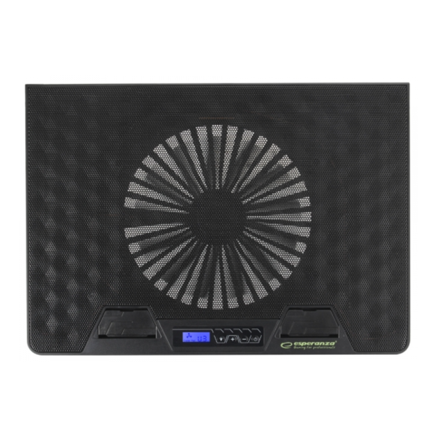 Підставка для ноутбука Esperanza Notebook Cooling Pad EGC101 Al з RGB підсвічуванням Чорна - Фото 1 Підставка для ноутбука Esperanza Notebook Cooling Pad EGC101 Al з RGB підсвічуванням Чорна - зображення 1