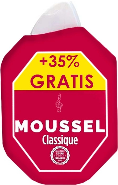 Żel pod prysznic Moussel Classique nawilżający 650+250 ml (8720181257117) - obraz 1