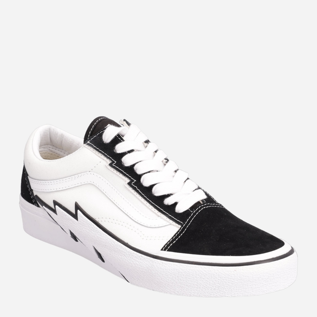 Tenisówki męskie materiałowe do kostki Vans Old Skool Bolt VN0009Q5BPA1 43 (10US) 28 cm Biały/Czarny (196573320321) - obraz 2