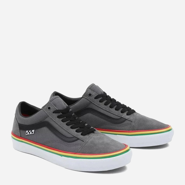 Tenisówki męskie materiałowe do kostki Vans Skate Old Skool VN0A5FCBBGF1 39 (7US) 25 cm Szare (196571238437) - obraz 2