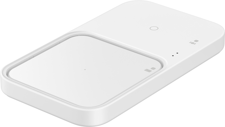 Бездротова зарядка Samsung Super Fast Wireless Charger Duo Pad 15W White (EP-P5400BWEGEU) - зображення 2