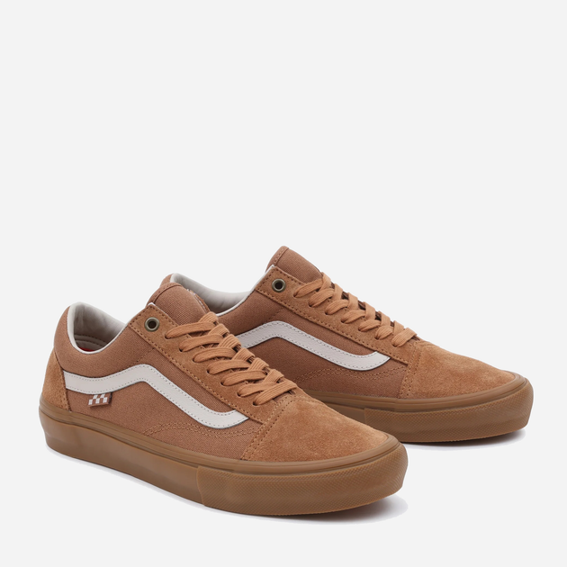 Чоловічі кеди низькі Vans Skate Old Skool VN0A5FCBBGZ1 39 (7US) 25 см Brown/Gum (196571238307) - зображення 2