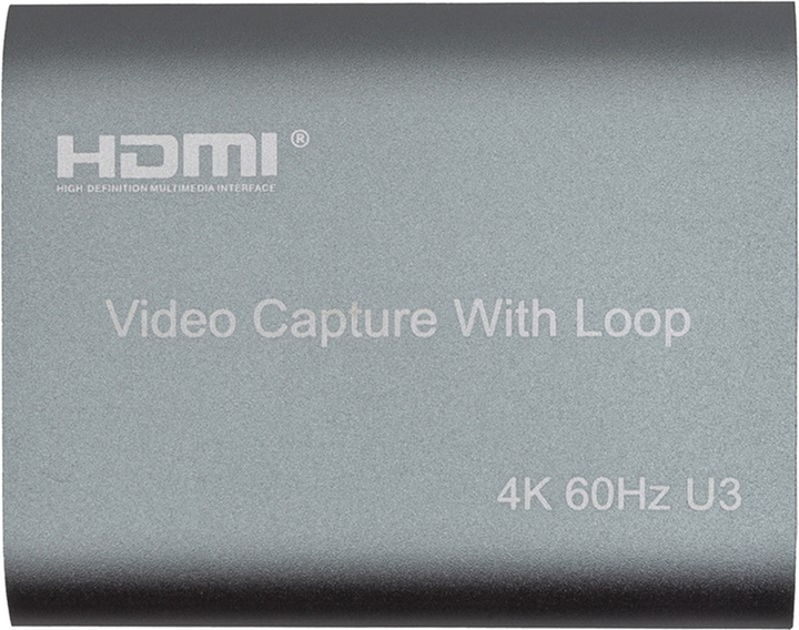 Зовнішня карта відеозахоплення PowerPlant HDMI USB3.0 4k/60hz (HDVC8) (CA914180) - зображення 3
