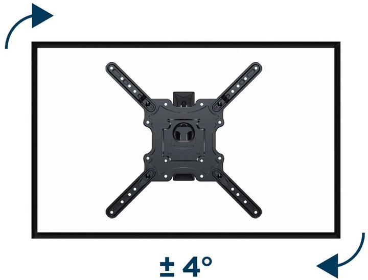 Настінний поворотний кронштейн Gembird 32"-55" (WM-55ST-01) - зображення 5