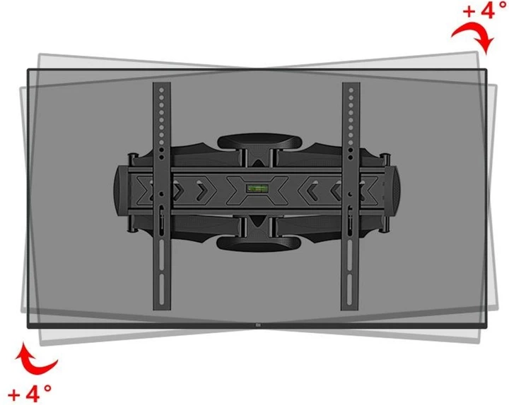 Настінний поворотний кронштейн Gembird 32"-58" (WM-58ST-01) - зображення 7