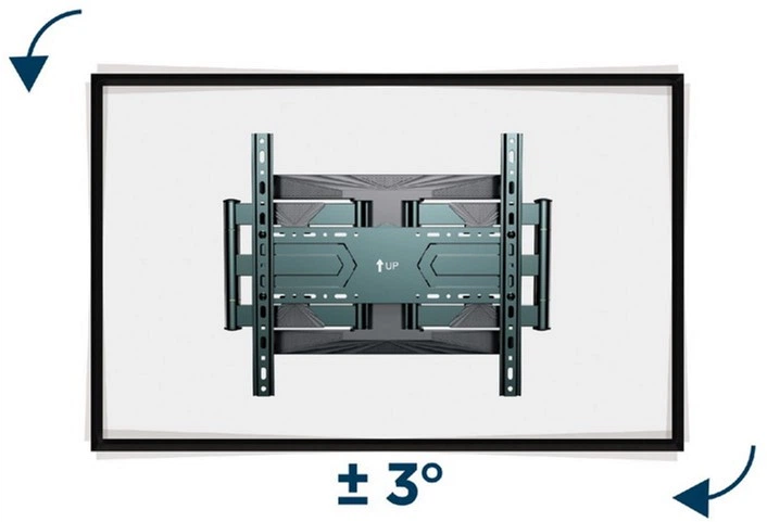 Uchwyt do telewizora Gembird 40"-80" (WM-80ST-01) - obraz 5