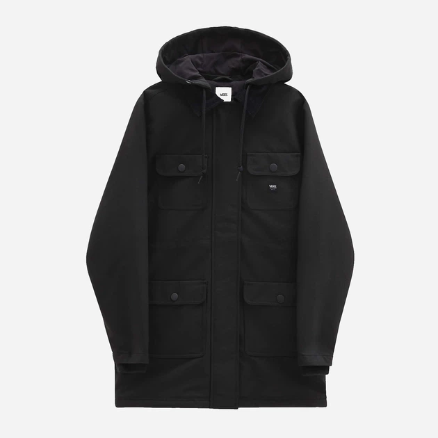 Куртка демисезонная с капюшоном женская Vans VN0A53LRBLK1 S Черная (195441394969) - Фото 5 Куртка демисезонная с капюшоном женская Vans VN0A53LRBLK1 S Черная (195441394969) - изображение 5