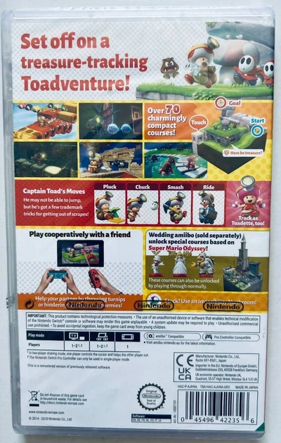 Captain Toad: Treasure Tracker, английская версия - картридж Nintendo Switch - изображение 2