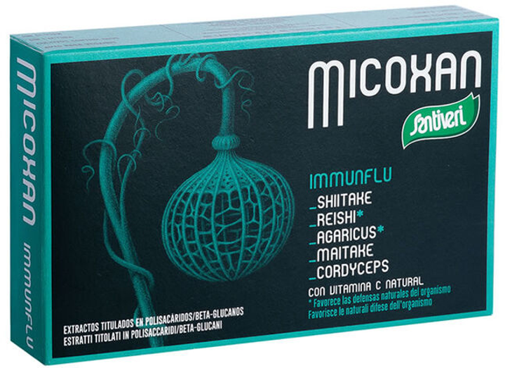 Suplement diety Santiveri Micosan Immunflu 40 kapsułek (8412170034242) - obraz 1