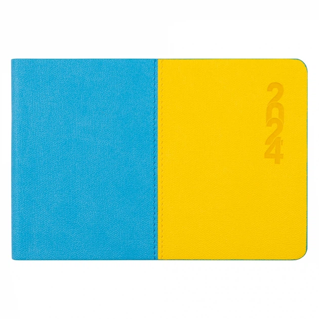 Щоденник Leo Planner 10 х 15 см датований 2024 Tiffany жовто-блакитний (252465) - Фото 1 Щоденник Leo Planner 10 х 15 см датований 2024 Tiffany жовто-блакитний (252465) - изображение 1