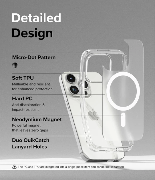 Чехол Fusion Magnetic для iPhone 15 Pro Matte Clear (FMGM737E52) - Фото 14 Чехол Fusion Magnetic для iPhone 15 Pro Matte Clear (FMGM737E52) - изображение 14