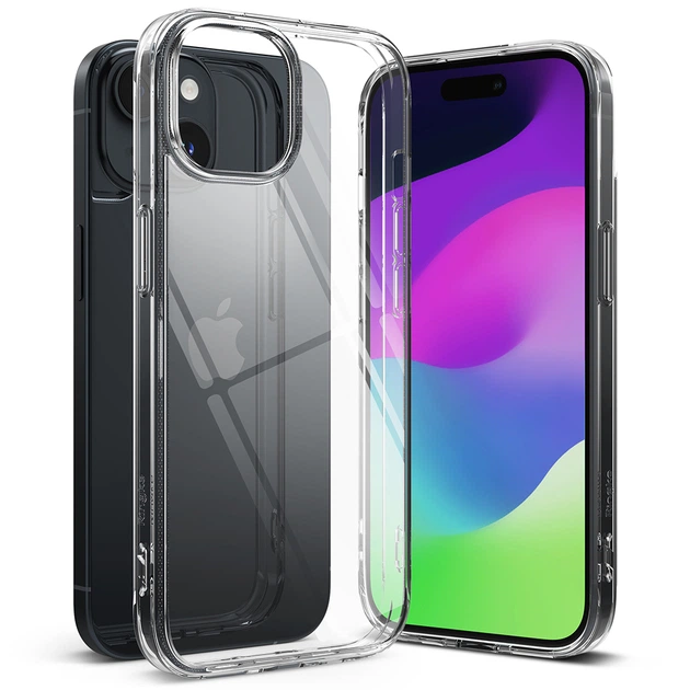 Чехол Ringke Fusion для iPhone 15 Plus Clear (F732E52) - Фото 3 Чехол Ringke Fusion для iPhone 15 Plus Clear (F732E52) - изображение 3