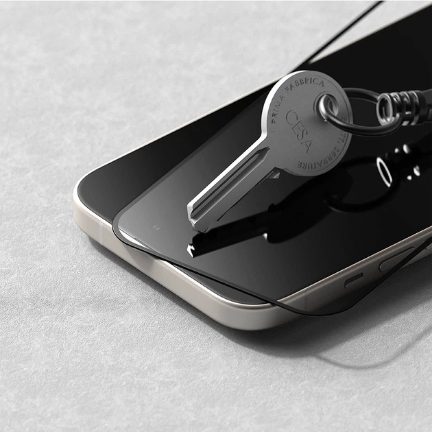 Защитное стекло Fusion Tempered Glass Full Cover для iPhone 15 Plus Black (G4as114) - Фото 5 Защитное стекло Fusion Tempered Glass Full Cover для iPhone 15 Plus Black (G4as114) - изображение 5