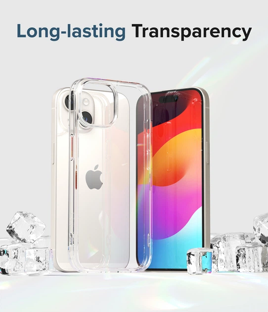 Чехол Ringke Fusion для iPhone 15 Plus Clear (F732E52) - Фото 5 Чехол Ringke Fusion для iPhone 15 Plus Clear (F732E52) - изображение 5