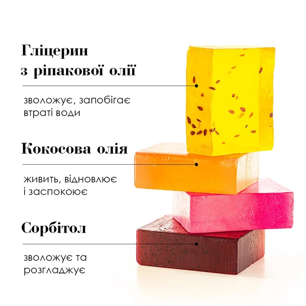 Мило гліцеринове ручної роботи Bloom Essence Care Natural Hand Made Organique 100г 102018 - изображение 3