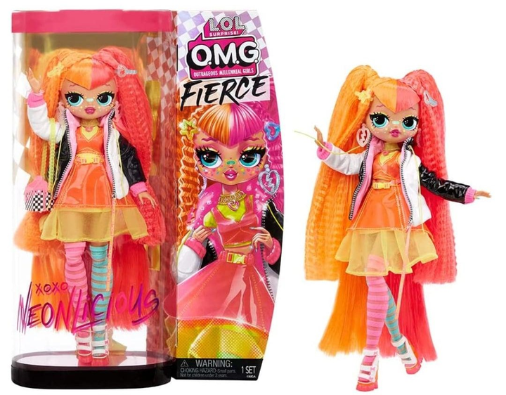 Lalka L.O.L. Surprise 707 OMG Fierce Neonlicious (35051585268) - obraz 4