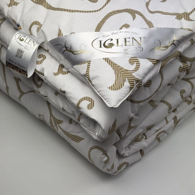 Одеяло антиаллергенное демисезонное двуспальное IGLEN BS 172х205 в бязи (172205BS1) - изображение 2