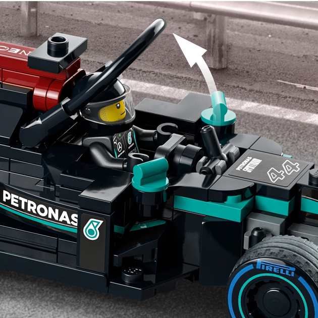 Конструктор LEGO Mercedes-AMG F1 W12 E Performance та Mercedes-AMG Project One 564 деталі (76909) - зображення 7