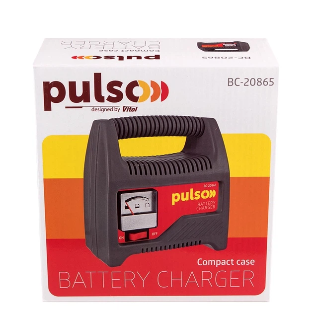 Зарядний пристрій PULSO BC-20865 12V/6A/20-80AHR - зображення 4