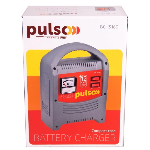 Зарядний пристрій PULSO BC-15160 6&12V/12A - зображення 4
