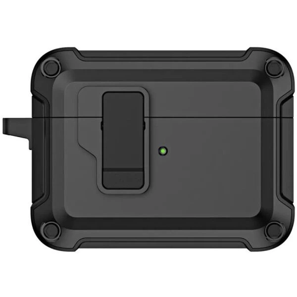 Захисний чохол Deexe Defender Armor для AirPods Pro 2 - Black - зображення 2