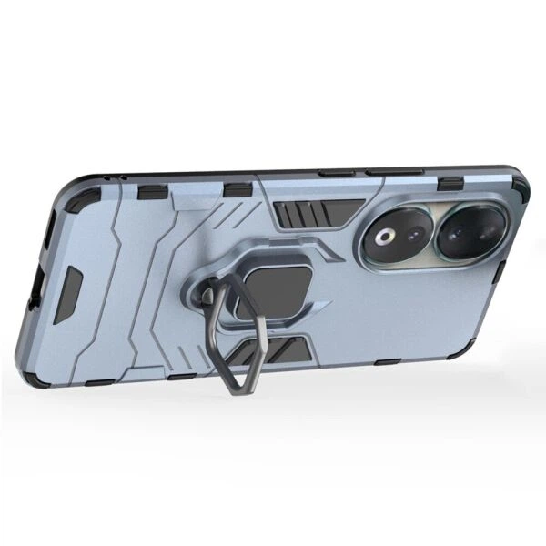 Чохол з підставкою Deexe Hybrid Case для Honor 90 - Blue - зображення 3
