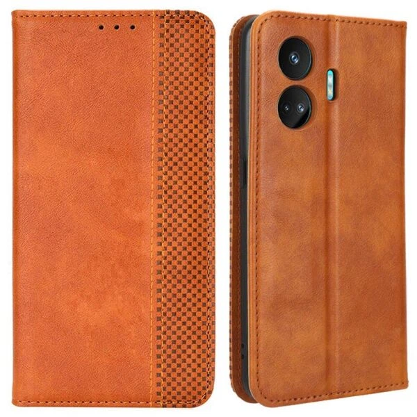 Чохол-книжка Deexe Retro Style для Realme GT Neo 5 SE - Brown - Фото 1 Чохол-книжка Deexe Retro Style для Realme GT Neo 5 SE - Brown - зображення 1