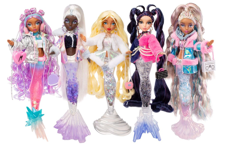 Lalka Mermaze Mermaidz Winter Waves Crystabella syrenka (35051585411) - obraz 5
