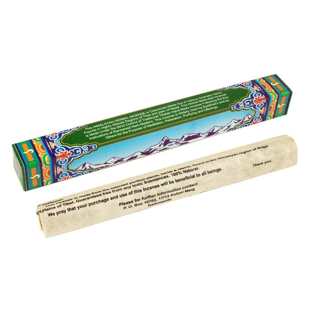 Благовония Тибетские Гималайские Травы Himalayan Herbal Incense box 27х3х3 см (04035) - изображение 2