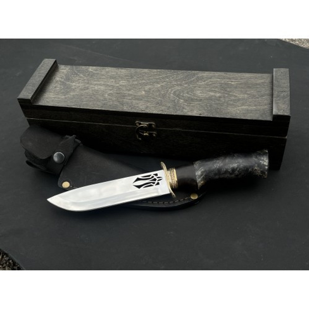 Нож охотничий подарочный Боец в кейсе Nb Art 222k27 - изображение 1