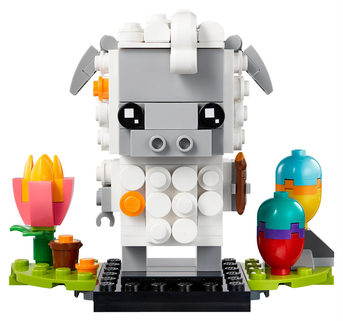 Zestaw klocków LEGO Brickheadz Wielkanocna owieczka 192 elementy (40380) - obraz 2