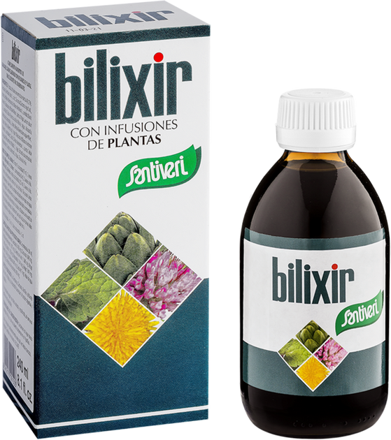 Suplement diety Santiveri Bilixir Syrop 240 ml (8412170001503) - obraz 1